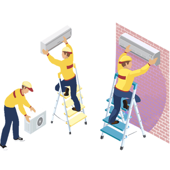 فك مكيفات الشيخ زايد