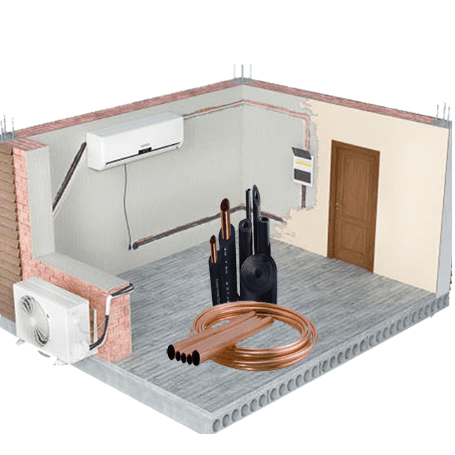 تجهيز مواسير التكييف النحاس حدائق الاهرام